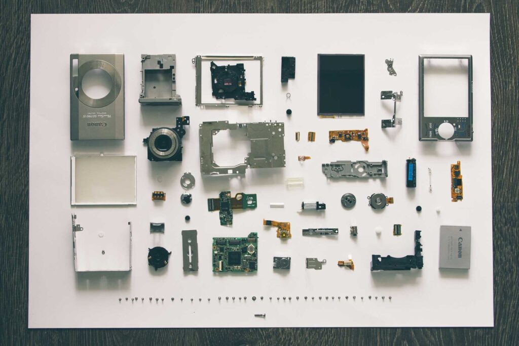 Camera components by Vadim Sherbakov