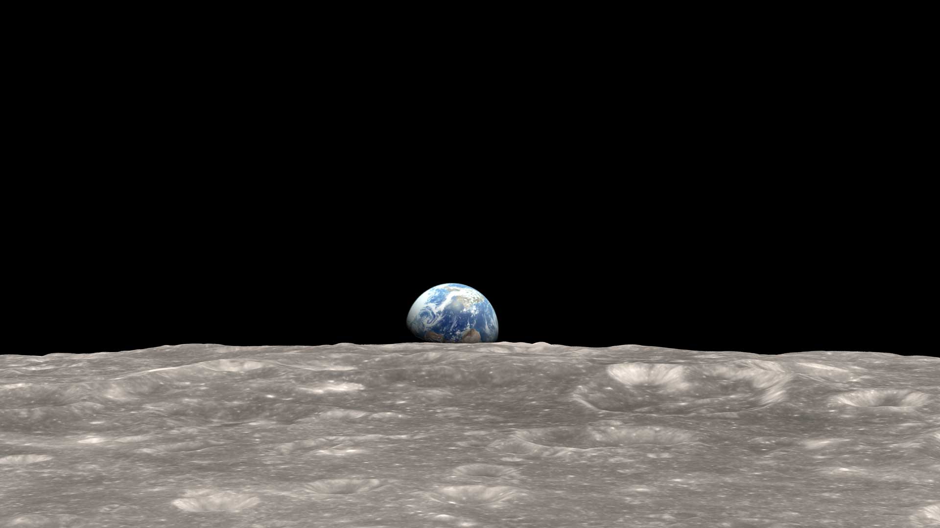 Earthrise revisited - copyright NASA