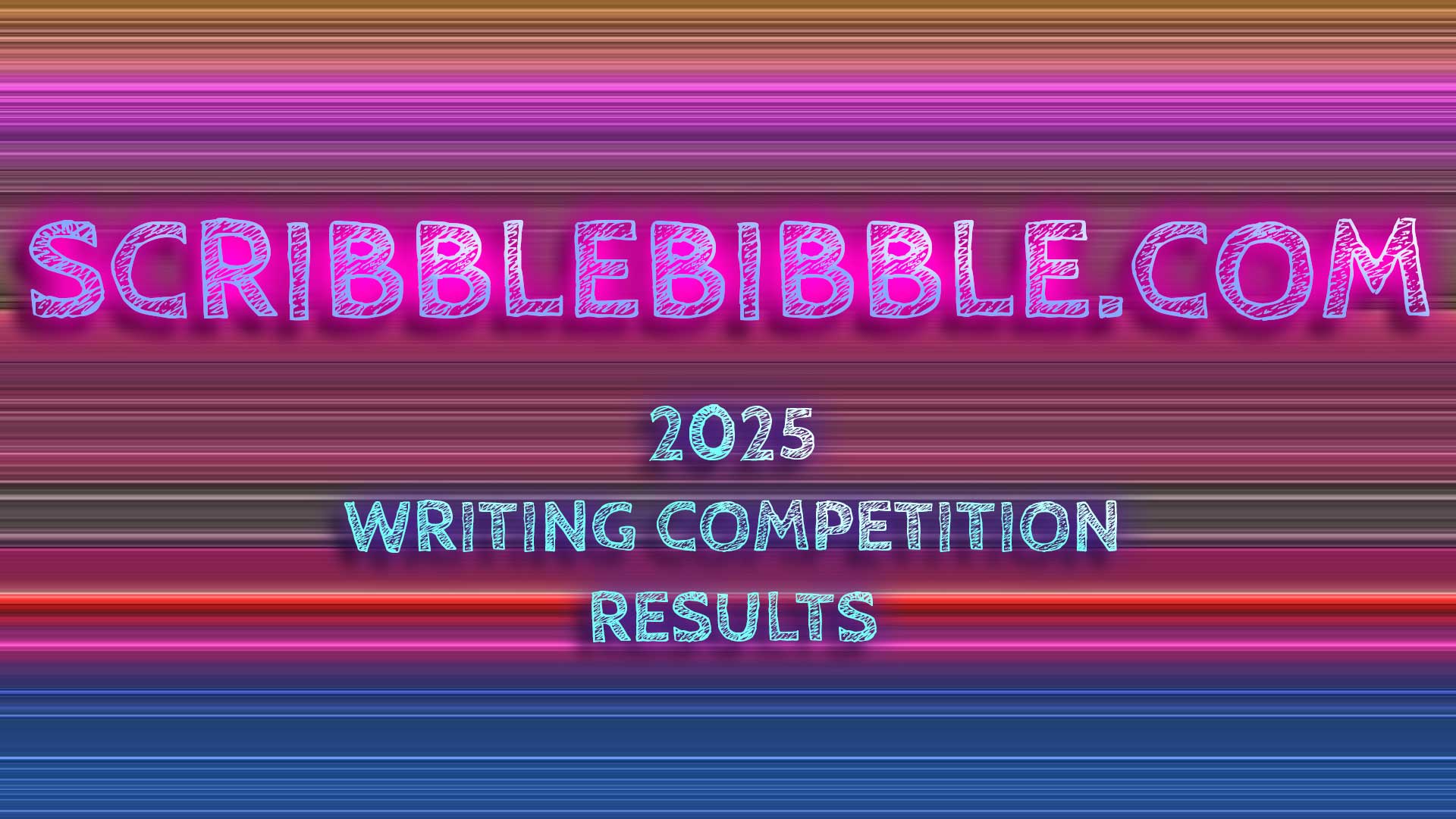 Results of the 2025 Scribblebibble writing competition